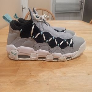 Nike Air More Money Island Green Wolf Grey Snickers